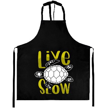 Discover Relax and Live Slow Sea Turtle Beachy Vacation Aprons