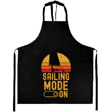 Discover sand yachting retro vintage land sailing Aprons