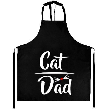 Discover Cat Dad Aprons