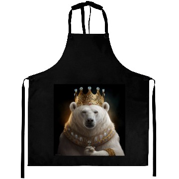 Discover Polar Bear King Aprons