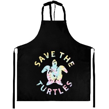 Discover Save The Turtles Tie Dye Aprons
