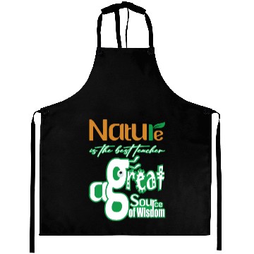 Discover Nature is The Best Teacher Aprons