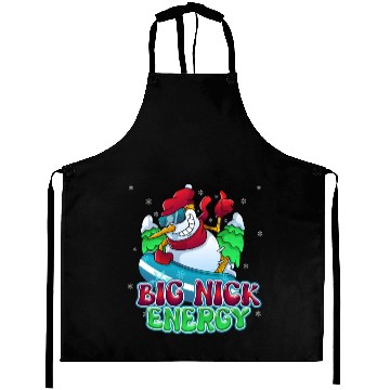 Discover BIG NICK ENERGY SNOWMAN CHRISTMAS Aprons