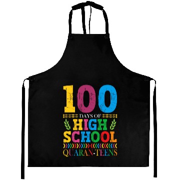 Discover 100 Days Of High School Quaran-teens Masked Aprons