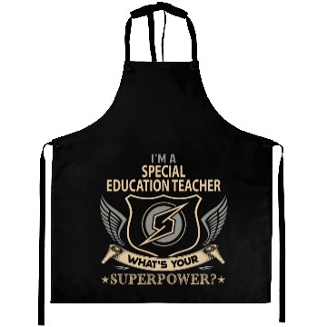 Discover Special Education Teacher Aprons - Superpower Job