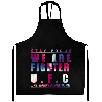 Discover We are fighter BW Aprons
