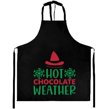 Discover Hot chocolate weather Aprons