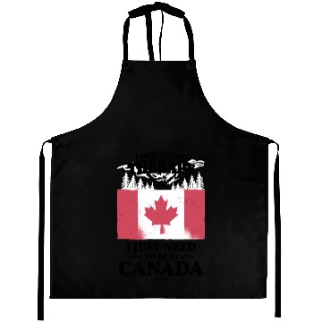 Discover Canada Flag Ottawa Vancouver Aprons