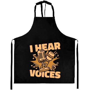 Discover Music Teacher Microphone I Hear Voices Aprons