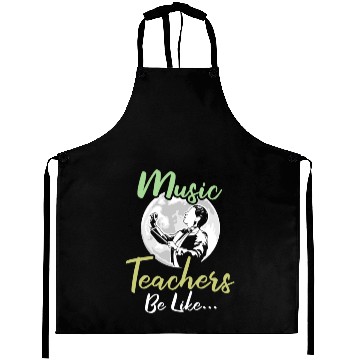 Discover Music Teacher Funny Aprons