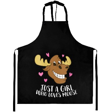 Discover Funny Just A Teacher Who Loves Moose Aprons