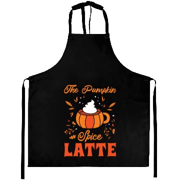 Discover Pumpkin Spice Latte Halloween Coffee Lover Tarot Aprons