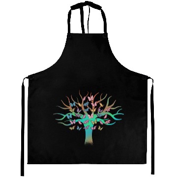 Discover Butterfly Tree Beautiful Animal Butterflies Tree Aprons
