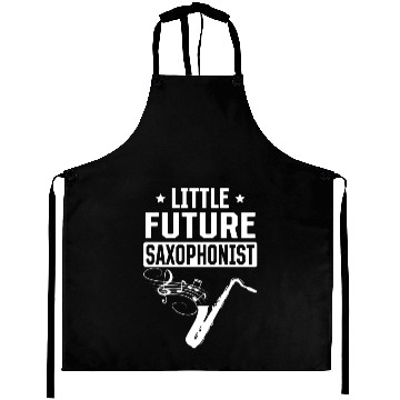 Discover Newborn Saxophonist - Little Future Saxophonist Aprons
