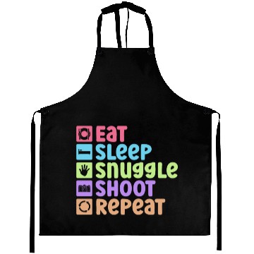 Discover Eat Sleep Snuggle Shoot Repeat - Newborn Aprons