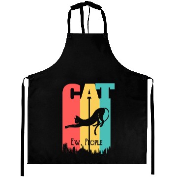 Discover Vintage Ew People Cute Cat Lover Aprons