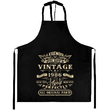 Discover 36th Birthday Gift For Legends Born 1986 36 Yrs Ol Aprons
