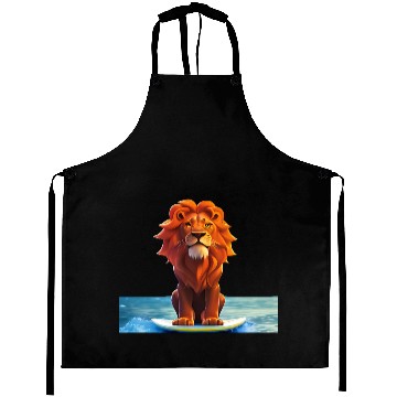 Discover Surfer lion Aprons