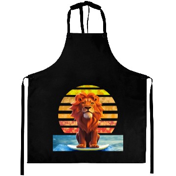 Discover Surfer lion Aprons