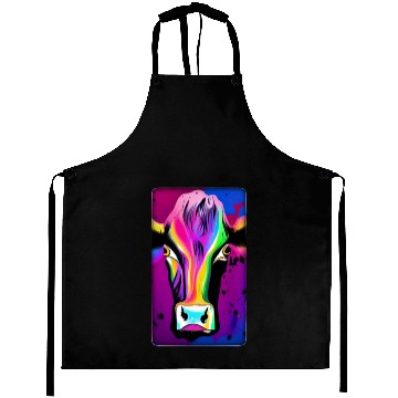 Discover Illustration, Cattle, digital painting Aprons