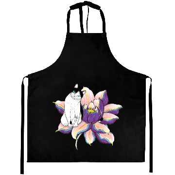 Discover Lotus Cat Aprons