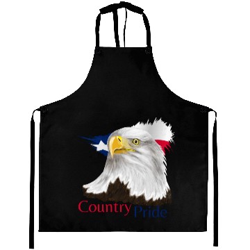 Discover Texas Eagle Aprons
