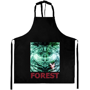 Discover Green forest mandala red Aprons