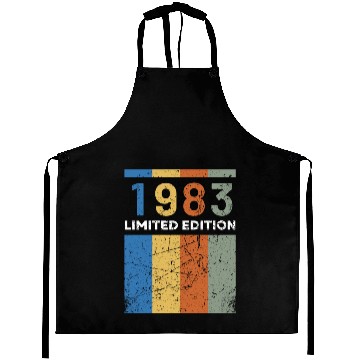 Discover 40 Years Vintage 1983 Retro 40th Birthday Aprons
