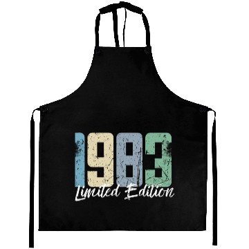 Discover 40 Years Vintage 1983 Retro 40th Birthday Aprons