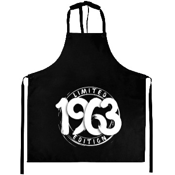 Discover 60 Years Vintage 1963 Retro 60th Birthday Aprons