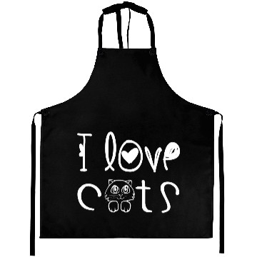Discover I love cats Aprons