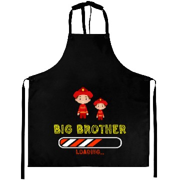 Discover Big brother fire truck fireman Aprons