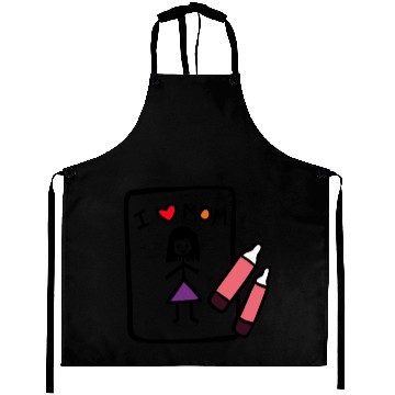 Discover i love mom Aprons
