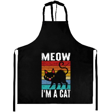 Discover Meow I'm a cat Aprons