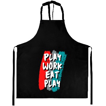 Discover Play-Work-Eat-Play Aprons