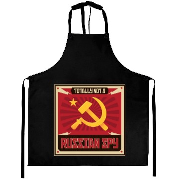 Discover Funny Russian Spy USSR Soviet Union Russia Hammer Aprons