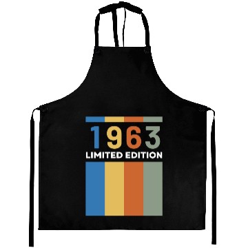 Discover 60 Years Vintage 1963 Retro 60th Birthday Aprons
