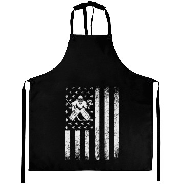 Discover Hockey usa flag kipper Aprons