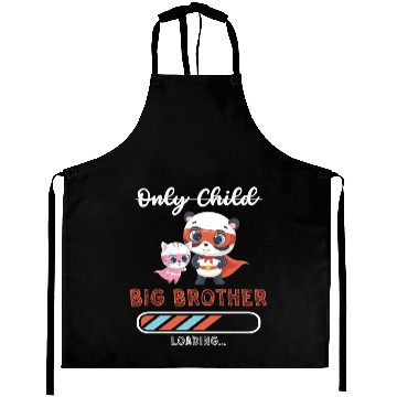 Discover Big brother super hero panda cat Aprons