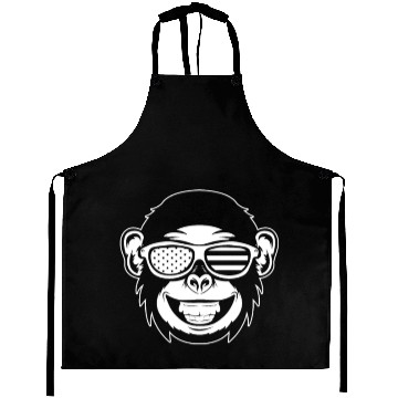 Discover Chimpanzee Orangutan Monkey Head Monkey Aprons