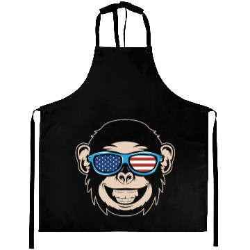 Discover Chimpanzee Monkey Orangutan Monkey Head Aprons