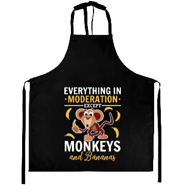 Discover Orangutan Monkey Chimpanzee Monkey Lover - Funny M Aprons
