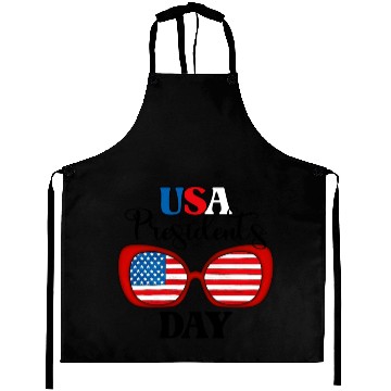 Discover USA Presidents Day Aprons