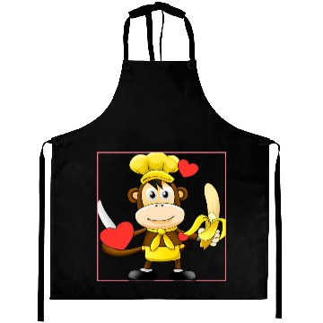 Discover Banana monkey cooks Aprons