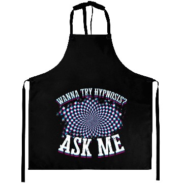 Discover Wanna Try Hypnosis Psychology Sleep Hypnotist Aprons