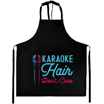 Discover Karaoke Singer 80s Retro Karaoke Aprons