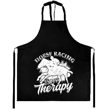 Discover Horse Racing Equestrian Horseback Horse Racer Aprons