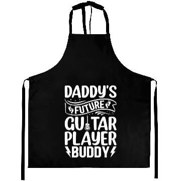 Discover Newborn Guitarist - Daddy's Future Guitar Player B Aprons