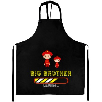 Discover Big brother fire truck fireman 2023 Aprons