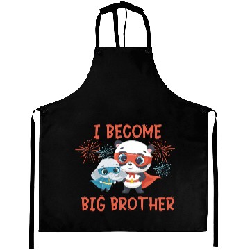 Discover Big brother super hero panda elephant 2023 Aprons